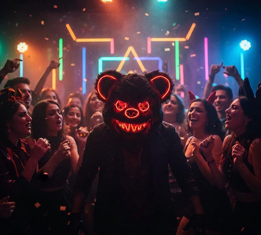 Mascara oso led - Halloween 2025