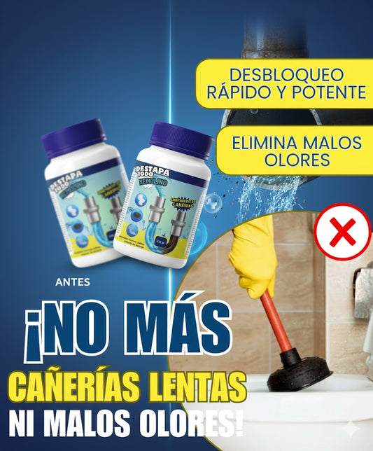 🌀 ¡Despídete del mal olor y los desagües tapados en minutos!